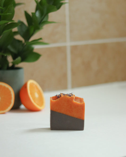 Sweet Orange Patchouli Tallow Bar Soap